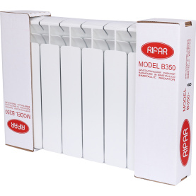 Радиатор биметаллический RIFAR B350- 9 секций (гл.90 мм) Rifar в #WF_CITY_PRED# 11