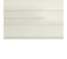 Радиатор алюминиевый боковое подключение STOUT Bravo 500 10 секций SRA-0110-050010 в #WF_CITY_PRED# 9