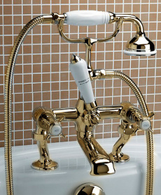 Смеситель для ванны набортный с душем и шлангом латунь DD MARF20/B в #WF_CITY_PRED# 2