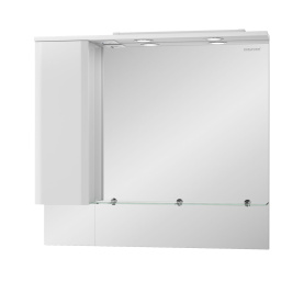 Шкаф зеркальный Амата 100, белый в #WF_CITY_PRED# 0