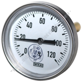 Термометр биметаллический Wika 3901912 А5002 120C Дк 100 L=100 в #WF_CITY_PRED# 1