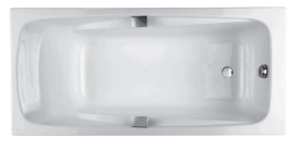 Ванна чугунная Jacob Delafon Rub Repos 170x80 E2915-00 с отверстиями для ручек в #WF_CITY_PRED# 0