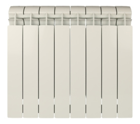Радиатор биметаллический боковое подключение (белый RAL 9010) Global STYLE PLUS 500 8 секций в #WF_CITY_PRED# 2