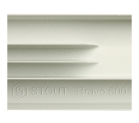 Радиатор алюминиевый боковое подключение STOUT Bravo 500 12 секций SRA-0110-050012 в #WF_CITY_PRED# 10