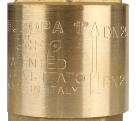 Клапан обратный пружинный муфтовый с металлическим седлом EUROPA 100 1 Itap в #WF_CITY_PRED# 7