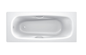 Стальная ванна BLB Universal Anatomica HG 170x75 см B75L с отверстиями под ручки 208 мм в #WF_CITY_PRED# 1