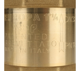 Клапан обратный пружинный муфтовый с металлическим седлом EUROPA 100 1 1/4 Itap в #WF_CITY_PRED# 7