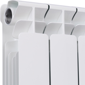Радиатор биметаллический боковое подключение (белый RAL 9016) RIFAR BASE 350 8 секций в #WF_CITY_PRED# 6