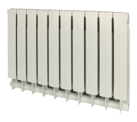 Радиатор биметаллический боковое подключение (белый RAL 9010) Global STYLE PLUS 500 10 секций в #WF_CITY_PRED# 3