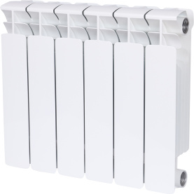 Радиатор биметаллический боковое подключение (белый RAL 9016) RIFAR BASE 350 5 секций в #WF_CITY_PRED# 0