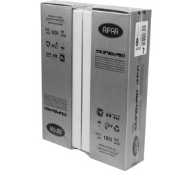 Радиатор биметаллический боковое подключение (белый RAL 9016) RIFAR SUPReMO 350 4 секции в #WF_CITY_PRED# 8