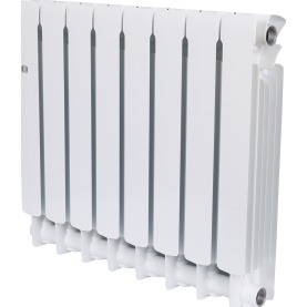 Радиатор биметаллический боковое подключение (белый RAL 9016) RIFAR BASE 500 8 секций в #WF_CITY_PRED# 1
