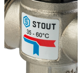 Термостатический смесительный клапан для сиcтем отопления и ГВС 1 НР 35-60° STOUT SVM-0020-256025 в #WF_CITY_PRED# 3
