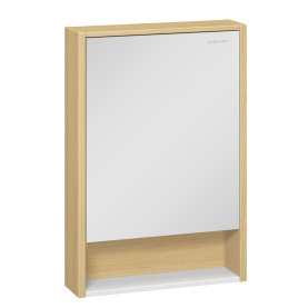 Шкаф зеркальный Уника 60, белый с дуб гальяно в #WF_CITY_PRED# 0