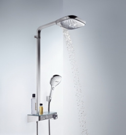 Душевая система Hansgrohe Raindance Select E 300 2jet Showerpipe 27127400 для душа в #WF_CITY_PRED# 1