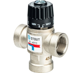 Термостатический смесительный клапан для систем отопления и ГВС 3/4 ВР 20-43 STOUT SVM-0010-164320 в #WF_CITY_PRED# 0