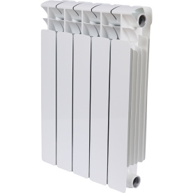 Радиатор биметаллический боковое подключение (белый RAL 9016) RIFAR BASE 500 5 секций в #WF_CITY_PRED# 0