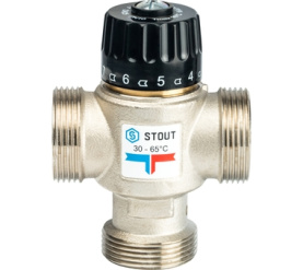 Термостатический смесительный клапан для систем отопления и ГВС 1 1/4 НР 30-65° STOUT SVM-0025-356532 в #WF_CITY_PRED# 2