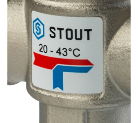 Термостатический смесительный клапан для систем отопления и ГВС 1 НР 20-43° STOUT SVM-0020-254325 в #WF_CITY_PRED# 3