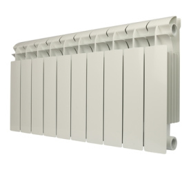 Радиатор биметаллический боковое подключение (белый RAL 9010) Global STYLE PLUS 350 10 секций в #WF_CITY_PRED# 0