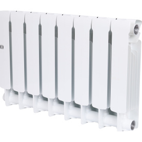 Радиатор биметаллический боковое подключение (белый RAL 9016) RIFAR BASE 350 8 секций в #WF_CITY_PRED# 1