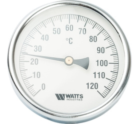 Термометр биметаллический с погружной гильзой, 100 мм F+R801(T) 10050 Watts 10006066(03.03.040) в #WF_CITY_PRED# 0