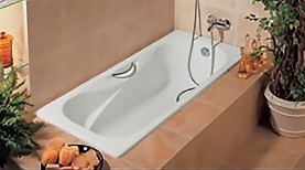 Чугунная ванна Roca Malibu 160х75 231060000 с противоскольжением, без отверстий под ручки в #WF_CITY_PRED# 3