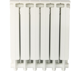 Радиатор алюминиевый боковое подключение (белый RAL 9010) GL- 500 6 секций Global в #WF_CITY_PRED# 1