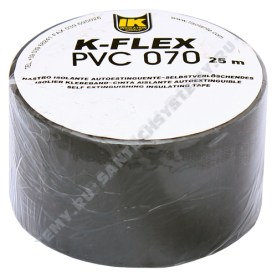 Лента ПВХ PVC AT 070 38мм х 25м черный K-flex 850CG020001 в #WF_CITY_PRED# 2