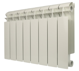 Радиатор биметаллический боковое подключение (белый RAL 9010) Global STYLE PLUS 350 8 секций в #WF_CITY_PRED# 0