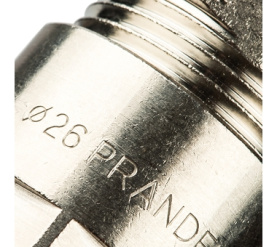 Муфта с нар.резьбой (26х3,0х3/4) для металлопластиковых труб винтово Prandelli Multyrama 103.01.12.6 в #WF_CITY_PRED# 6