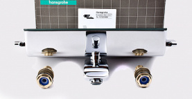 Термостат для ванны хром/белый HANSGROHE 13141400 в #WF_CITY_PRED# 11