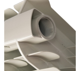 Радиатор алюминиевый боковое подключение (белый RAL 9010) VOX EXTRA 350 8 секций Global в #WF_CITY_PRED# 4