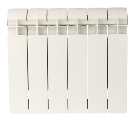 Радиатор биметаллический боковое подключение (белый RAL 9010) Global STYLE PLUS 350 6 секций в #WF_CITY_PRED# 1