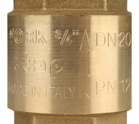 Клапан обратный пружинный муфтовый с пластиковым седлом YORK 103 3/4 Itap в #WF_CITY_PRED# 7
