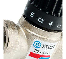 Термостатический смесительный клапан для систем отопления и ГВС 3/4 ВР 20-43 STOUT SVM-0010-164320 в #WF_CITY_PRED# 3