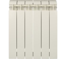 Радиатор биметаллический боковое подключение (белый RAL 9010) Global STYLE PLUS 500 6 секций в #WF_CITY_PRED# 2