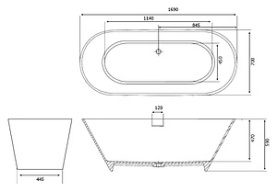 Панель для ванны Vagnerplast Front Panel 170 фронтальная в #WF_CITY_PRED# 3