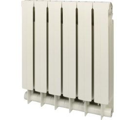 Радиатор биметаллический боковое подключение (белый RAL 9010) Global STYLE PLUS 500 6 секций в #WF_CITY_PRED# 1