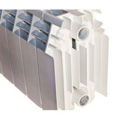 Радиатор алюминиевый боковое подключение (белый RAL 9010) GL- 350 10 секций Global в #WF_CITY_PRED# 1