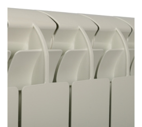 Радиатор алюминиевый боковое подключение (белый RAL 9010) Global VOX EXTRA 500 10 секций в #WF_CITY_PRED# 5