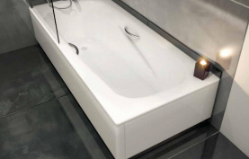 Стальная ванна BLB Universal Anatomica HG 170x75 см B75L-1 с отверстиями под ручки 232 мм в #WF_CITY_PRED# 2