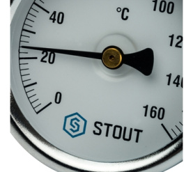 Термометр биметаллический с погружной гильзой. Корпус Dn 63 мм, гильза 50 мм 1 STOUT SIM-0002-635015 в #WF_CITY_PRED# 3