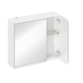 Шкаф зеркальный Фортэ 80, белый в #WF_CITY_PRED# 4