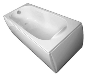 Акриловая ванна Vagnerplast Cavallo 170x75 прямоугольная VPBA170CAV2X-01 в #WF_CITY_PRED# 1