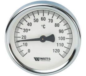 Термометр биметаллический накладной FR810(ТАВ) 80120 Watts 10006505(03.08.080) в #WF_CITY_PRED# 2