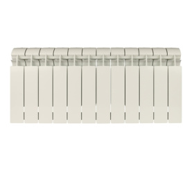 Радиатор биметаллический боковое подключение (белый RAL 9010) Global STYLE PLUS 350 12 секций в #WF_CITY_PRED# 1