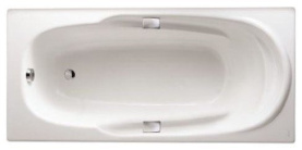 Ванна чугунная Jacob Delafon Rub Adagio 170x80 E2910-00 с отверстиями для ручек в #WF_CITY_PRED# 0