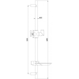 Душевая стойка Lemark LM8066C  с шестиугольной мыльницей в #WF_CITY_PRED# 1