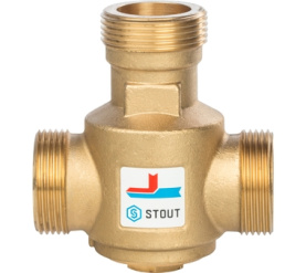 Термостатический смесительный клапан G 1 1/4 НР 70°С STOUT SVM-0030-325508 в #WF_CITY_PRED# 1